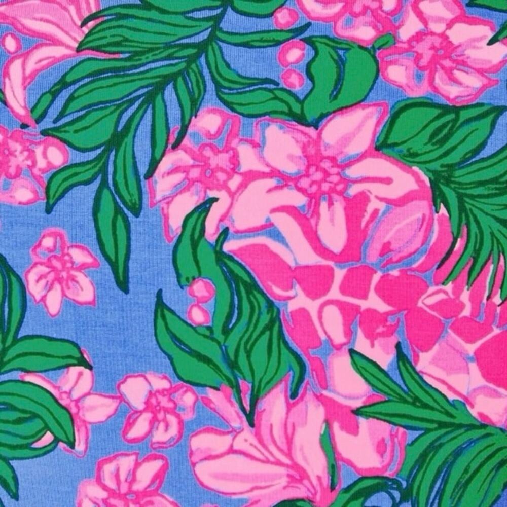Lilly Pulitzer UPF 50+ Skipper Popover Cerise Pink Safari Sunset XL NWT - Picture 3 of 4